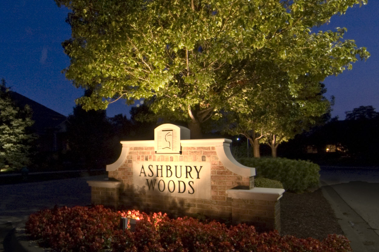 Subdivision Entryways Outdoor Lighting in Chicago, IL Outdoor Accents